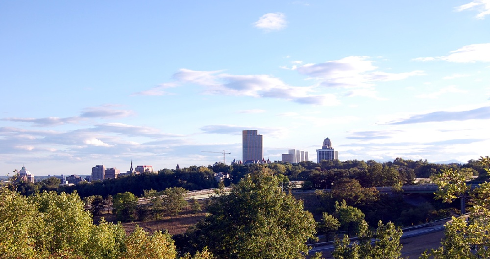 Downtown Albany from Loudonville
