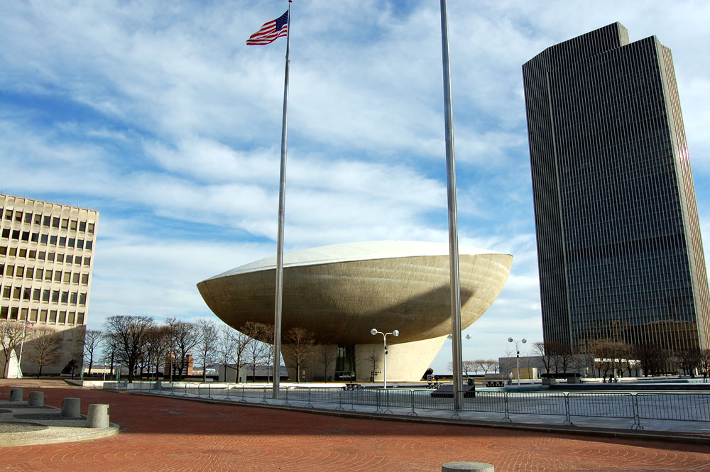 Empire State Plaza and the Egg